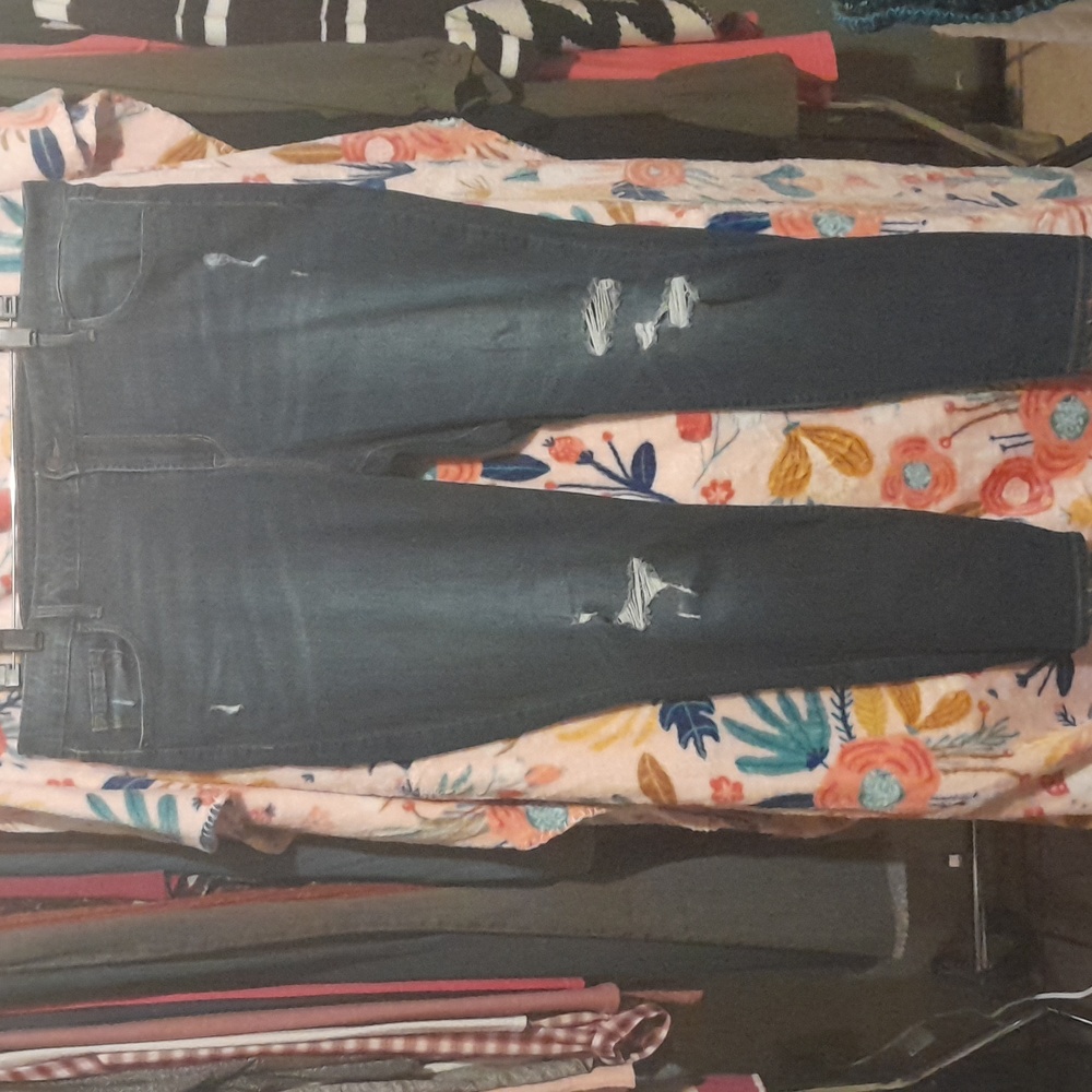 Old Navy Rockstar Skinny Jeans Size 18reg Dark Blue